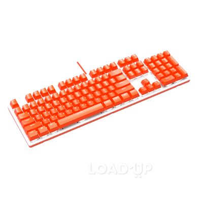 Механічна клавіатура Ajazz DKM-150 (104 клавіші, Red switches, Orange)