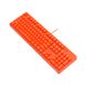 Механічна клавіатура Ajazz DKM-150 (104 клавіші, Red switches, Orange)