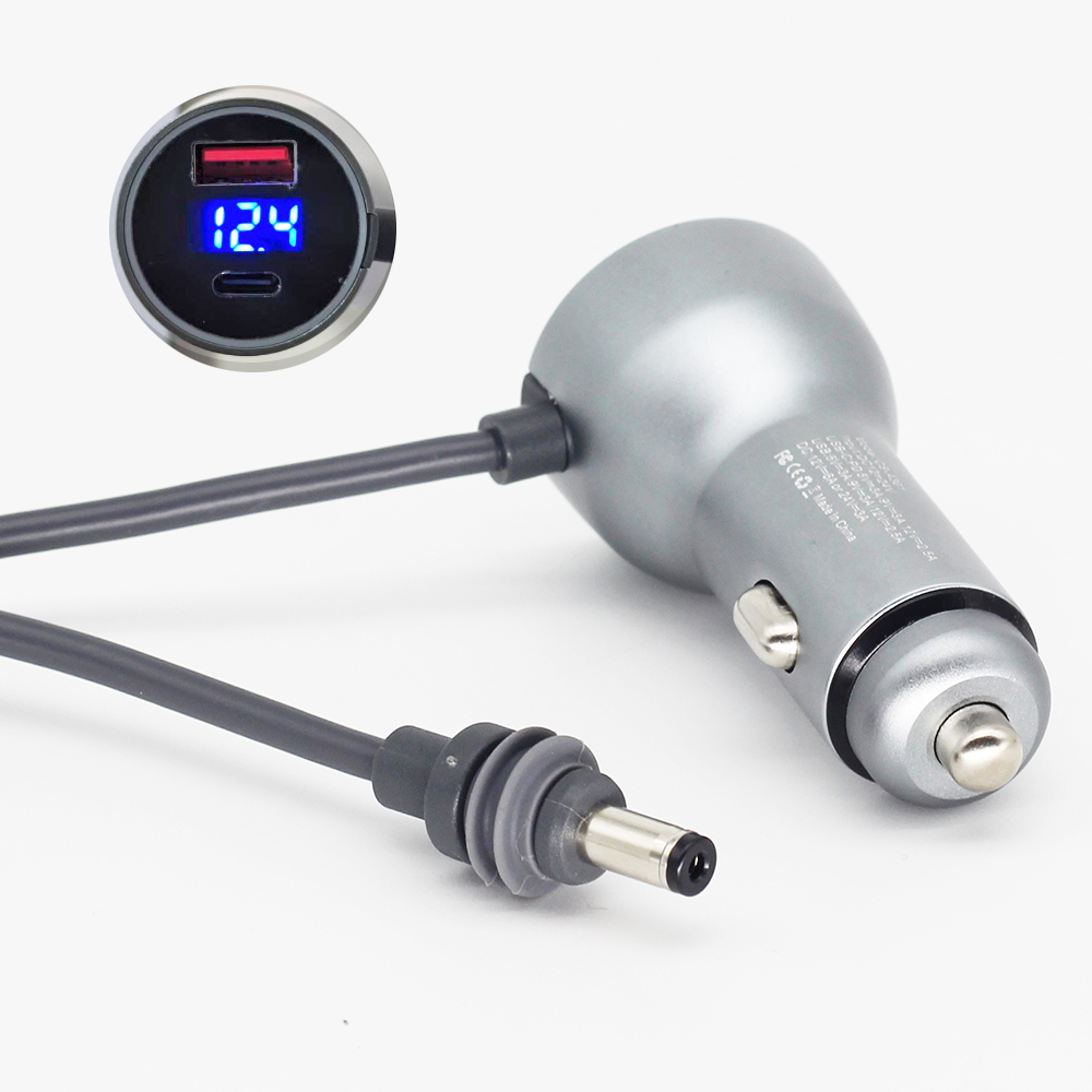 автомобільна зарядка 3 в 1 Starlink Mini USB C USB A DC5521