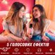 Портативная беспроводная колонка с караоке SDRD SD-508 (Bluetooth, RGB, микрофон, White)