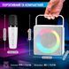 Портативная беспроводная колонка с караоке SDRD SD-508 (Bluetooth, RGB, микрофон, White)