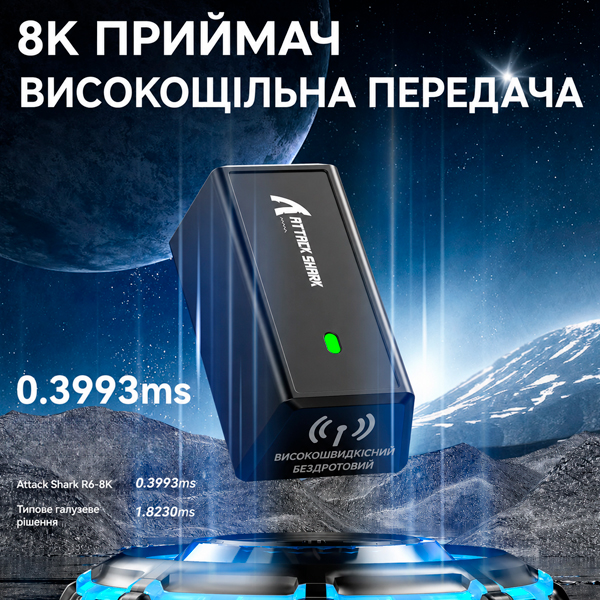 Attack SHARK R6 лёгкий корпус фото 3
