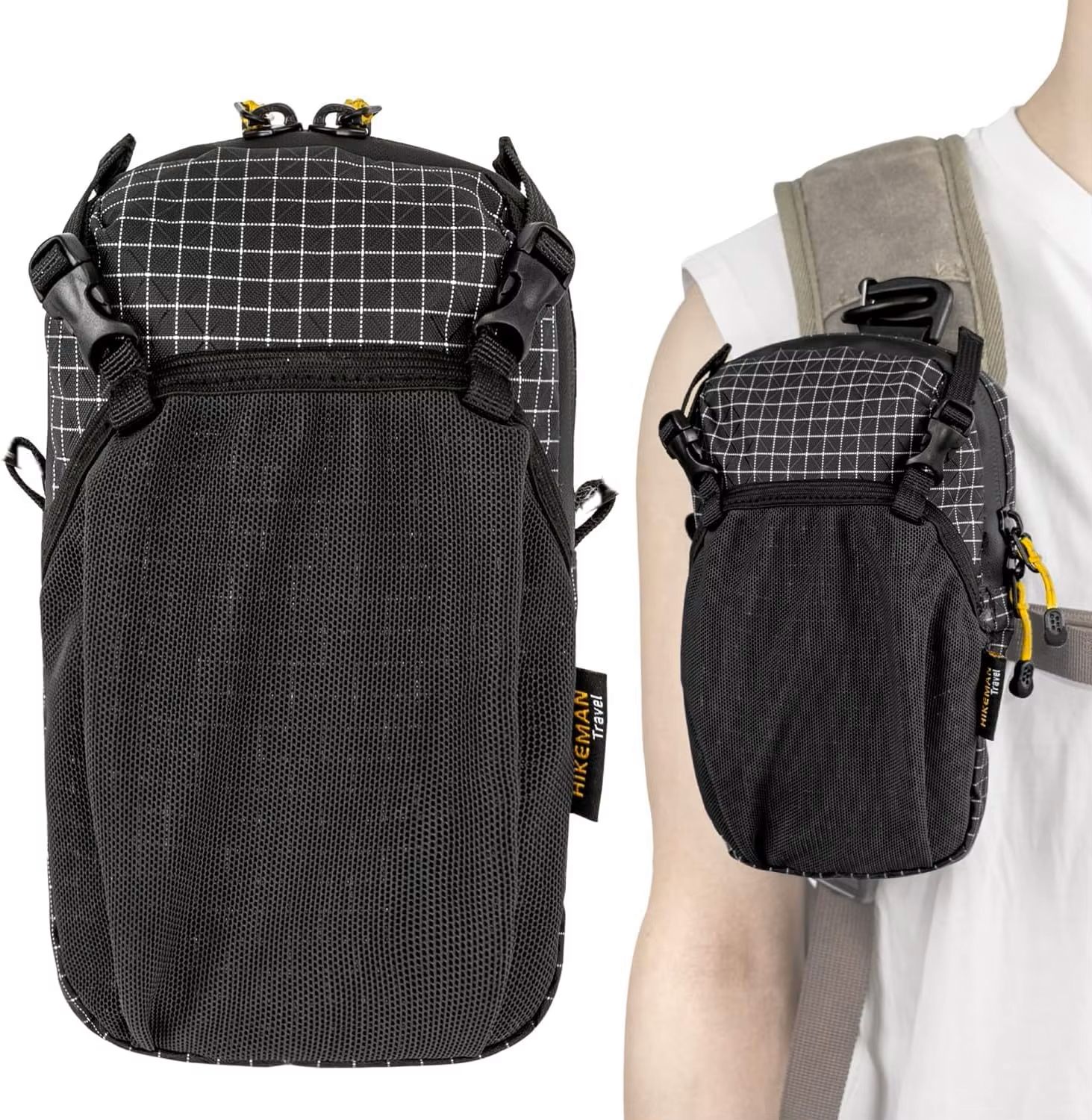 HIKEMAN MOLLE pouch з основною кишенею та сітчастим відділенням фото 3