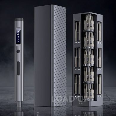 Електровикрутка UF-TOOLS NO-882067 (57 в 1, Набір біт, Акумуляторна, Черный&zwnj;) (2 / 4)