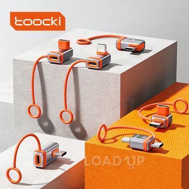 Адаптер Toocki USB Type‑C 240W PD 3.1 (Штекер - Разъем, Боковой)