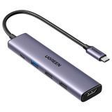 USB Type-C хаб UGREEN Revodok 105 CM478 (15495, 5 в 1)