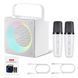 Портативна бездротова колонка з караоке SDRD SD-508 (Bluetooth, RGB, мікрофон, Black)