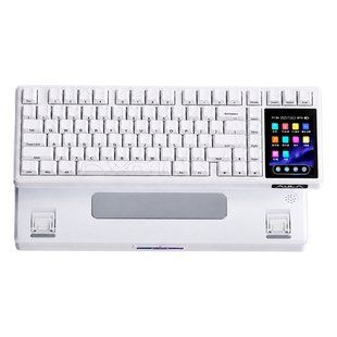 Беспроводная механическая клавиатура AULA L99 (87 клавиш, Type-C, Bluetooth, 2.4 ГГц, White Contour)