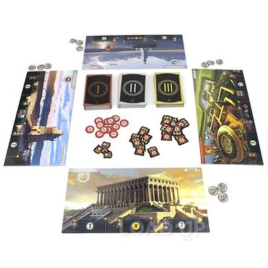 Настольная игра "7 Чудес" (7 Wonders, 2-е издание)