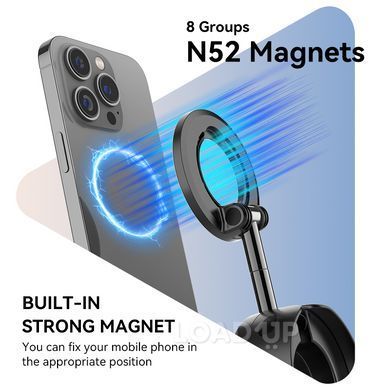 Универсальный держатель для телефона (MagSafe, 360&deg;, Черный)