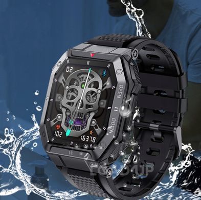 Умные часы Everest K55 (IPS, 240x280, 350 мАч, Черный)