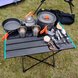 Набор посуды для пикника, кемпинга Winpolar (12 предметов, оранжевый)
