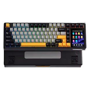 Беспроводная механическая клавиатура AULA L99 (87 клавиш, Type-C, Bluetooth, 2.4 ГГц, Rainy Switch Black)