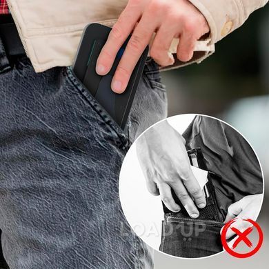 Алюмінієвий картхолдер з Magsafe (Чорний)