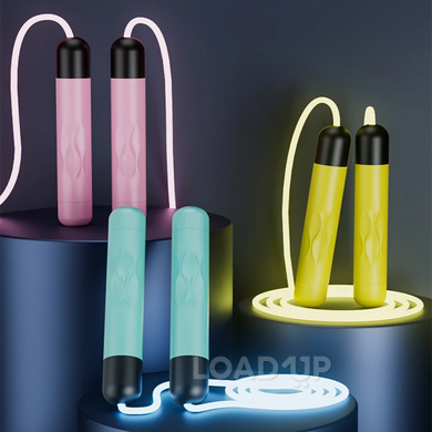 Скакалка, що світиться U-POWEX (2.8 м, 2хАА, рожева)