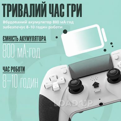 Бездротовий геймпад, джойстик Data frog T29 (Bluetooth, Type-C, 800 мАг, сенсорна панель, Turbo режим)