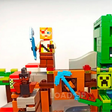 Конструктор «Шахта Кріпера» My World Minecraft (451 деталь, LED, LB313) (5 / 5) - LOADUP.COM.UA Конструктор «Шахта Кріпера» My World Minecraft (451 деталь, LED, LB313)