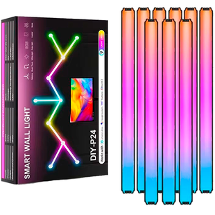Набір настінних світильників Maxinry HW162 (9 шт., RGB, 300 lm)