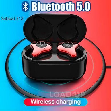 Бездротові навушники Sabbat E12 ULTRA (TWS, чорні)