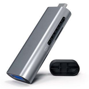 USB-C Мини хаб 4в1 (SD/TF, USB 3.0, Type-C)