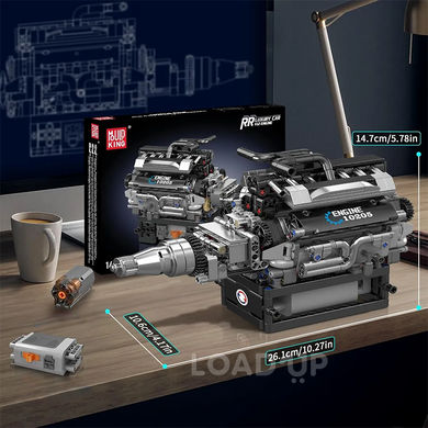 Конструктор &laquo;Двигатель RR V12&raquo; Mould king 10205 (ABS, 733 детали)