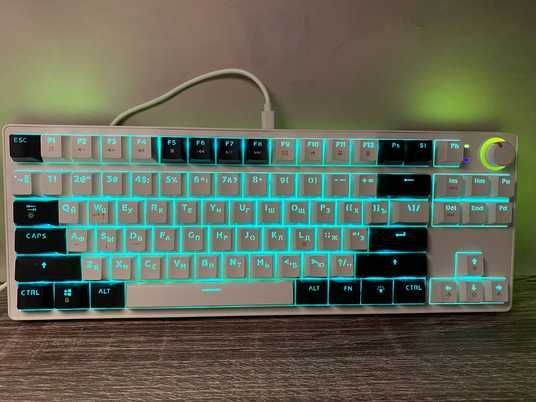 Механическая клавиатура Cyberlynx ZA87 (87 клавиш, RGB, USB Type-C