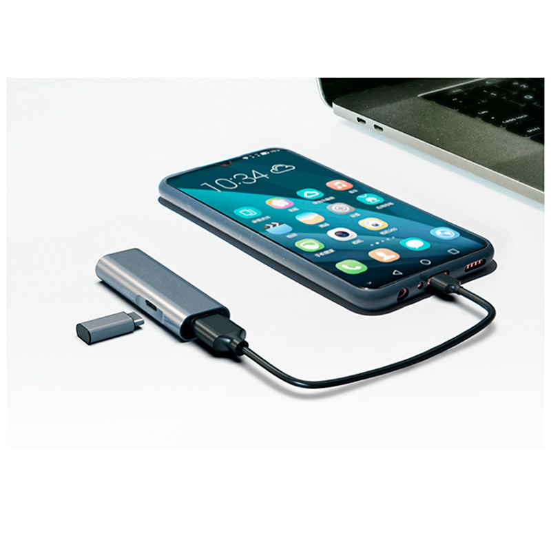 Type-C хаб 4-в-1 USB 3.0 фото 1