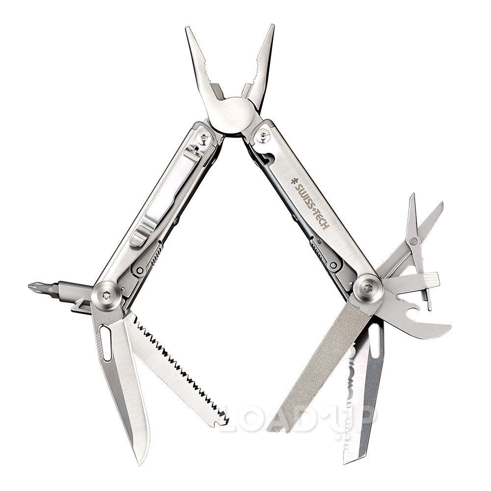 Купить Мультитул Swiss+Tech T-Rex 18 в 1 (18 функций, нержавеющая