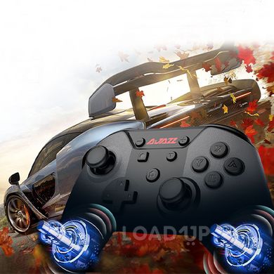 Бездротовий геймпад Ajazz AG180 (Bluetooth, Type-C, 500 мАг, червоно-синій)