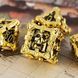 Набір багатогранних кубиків для DnD Dragon's Eye KL01-22 (7 шт., чорний)