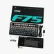 Беспроводная механическая клавиатура AULA F75 (75 клавиш, Type-C, Bluetooth, 2.4 Ггц, Glacier Blue Reaper Axis)