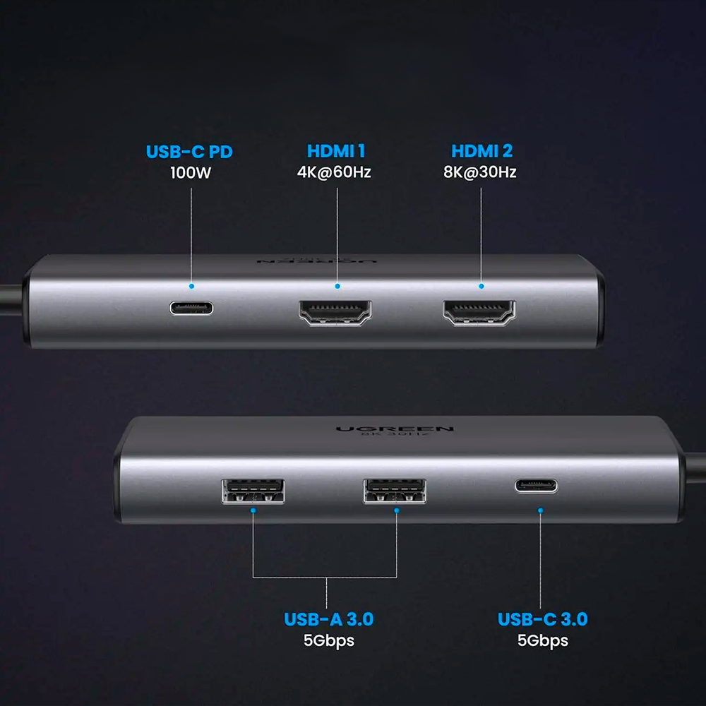 Ugreen Revodok 206 CM498 USB 3.0 фото 3