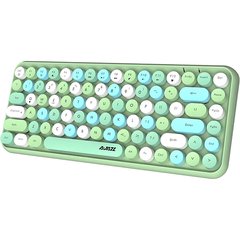 Беспроводная клавиатура Ajazz 308I (84 клавиши, 2хААА, Green)