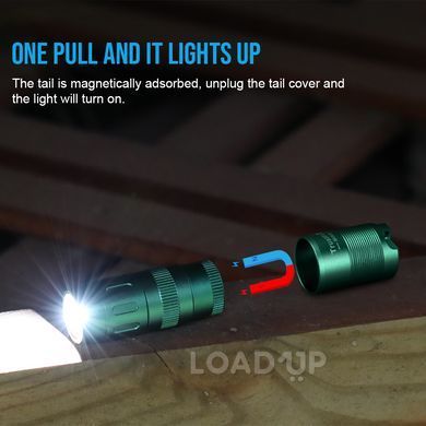 Фонарик-брелок TrustFire MINI E (LED, Аккумуляторный, Магнит, USB-C, Черный)