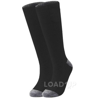 Термо носки с подогревом Jiawei (2200 мАч, USB, черные)