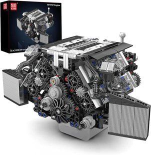 Конструктор Mould King 10230 Двигун W12 Twin-Turbo (871 деталей)