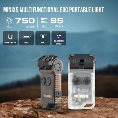 Фонарь TrustFire MINIX5 (750 лм, Магнитный, Водонепроницаемый, Перезаряжаемый)
