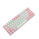 Механическая клавиатура Manthon KA6406 (64 клавиши, USB Type-C, White/Pink)