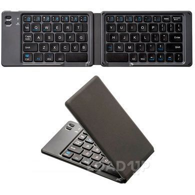 Складна бездротова клавіатура BK001 (Bluetooth, Чорний)