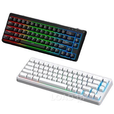 Механическая клавиатура Free Wolf M68SE (67 клавиш, RGB, USB Type-C, Black)