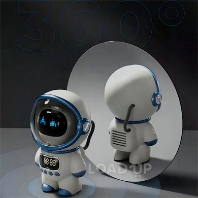 Портативна бездротова колонка Umelody M20 Astronaut (Bluetooth, USB, 1800 мАг, білий)