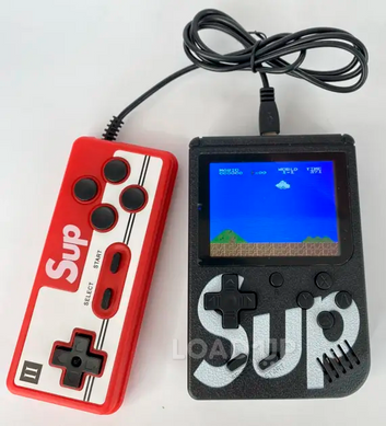 Портативная игровая приставка SUP с геймпадом (3.0 дюйма, 400 игр, красная)