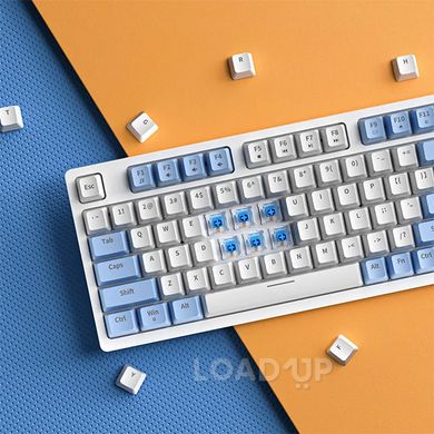 Механическая клавиатура Zifriend ZA981 (98 клавиш, USB Type-C, White/Blue)