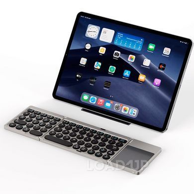 Беспроводная складная клавиатура DUX DUCIS OK-08 с тачпадом (Bluetooth, Черный)