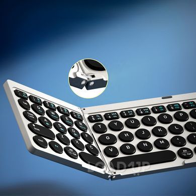 Беспроводная складная клавиатура DUX DUCIS OK-08 с тачпадом (Bluetooth, Черный)