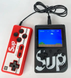 Портативная игровая приставка SUP с геймпадом (3.0 дюйма, 400 игр, красная)