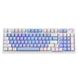 Механічна клавіатура Zifriend ZA981 (98 клавіш, USB Type-C, White/Blue)