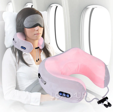 Массажная подушка, подушка массажер Gelius Smart Pillow Massager GP-PM001 (USB, 2000 мАч, автоматическое выключение, функция памяти)