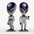 Нічник LED зоряне небо Alien (з пультом) (1 / 6)