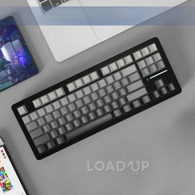 Беспроводная механическая клавиатура Attack SHARK M87 PRO V2 (87 клавиш, BT5.0, 2.4 ГГц, USB Type-C, RGB, 5000 мАч, Gradient Gray)